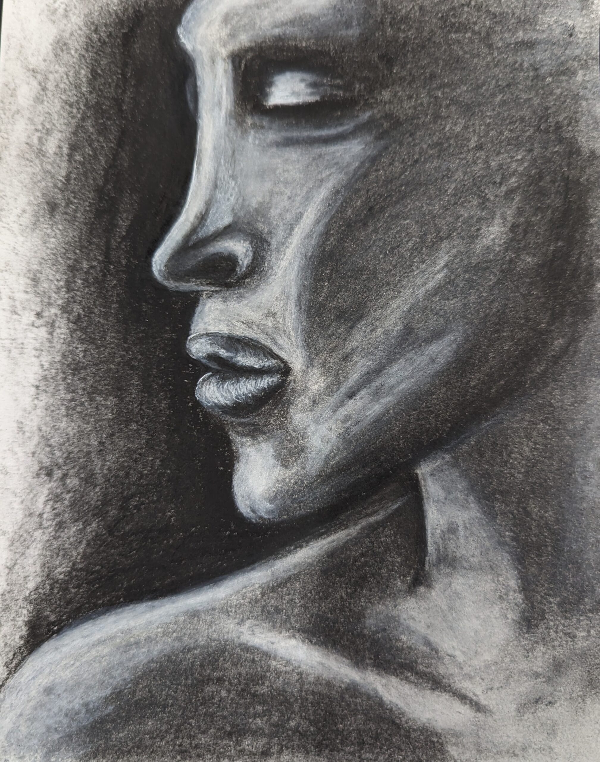 charcoal face